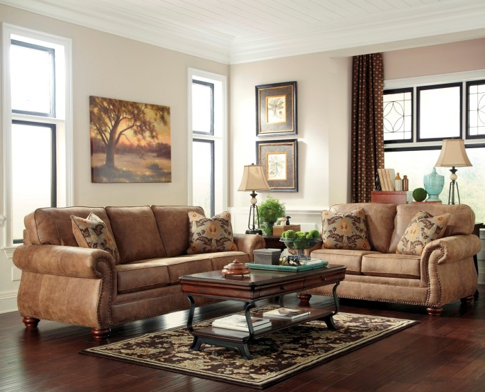 Living room set sofa earth ashley furniture sets family loveseat leather rooms sofas wayfair ideas colemanfurniture country collection store stores